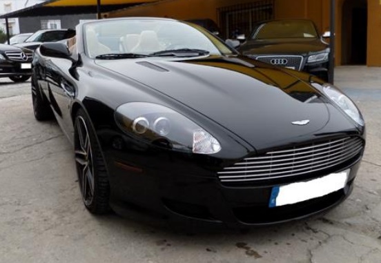 Left hand drive ASTON MARTIN DB9 VOLANTE TOUCHTRONIC2 SPANISH REGISTERED